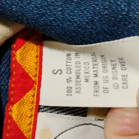 SALE! Mickey & Co. Walt Disney Sequined Decorated Vint Denim Yth Jacket (A-72) - Picture 8 of 11